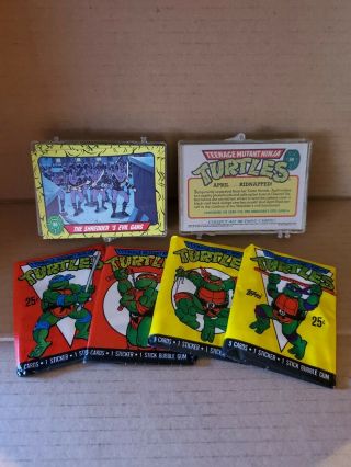 1989 Topps Teenage Mutant Ninja Turtles Trading Cards Set