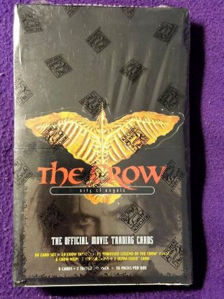 The Crow City Of The Angels Movie Trading Cards Box 36/8 Packs