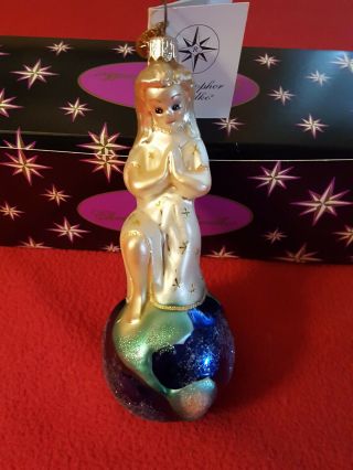 Vintage Christopher Radko Christmas Ornament " Bless Us All " - Retired