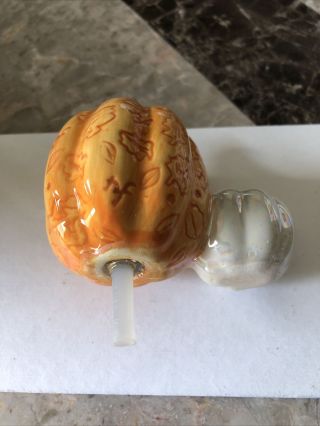 Nora Fleming Pumpkin Spice Mini With NF Initials 3
