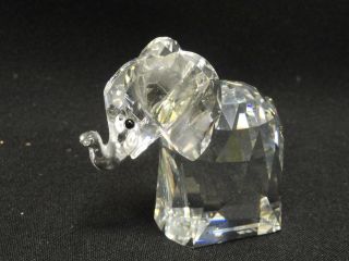 Swarovski Silver Crystal Large Elephant 7640 055 2.  5 "