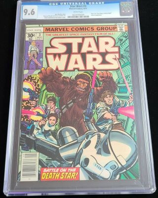 Star Wars 3 (1st Print) Cgc 9.  6 White Pages
