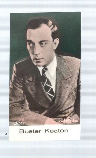 Buster Keaton - Movie Star Trading Card - Debeukelear Ser 4 - 1932 - 312