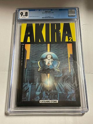 Marvel/epic Comics Akira 2 (1988) Cgc 9.  8 Katsuhiro Otomo Story,  Cover,  & Art