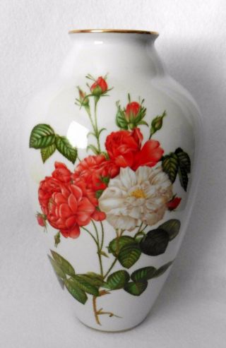 Limoges Porcelain Vase Georges Boyer Inspired By P.  J.  Redoute Gorgeous French