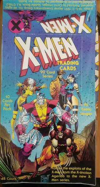 1991 Comic Images X - Men Trading Cards Jim Lee 48 Pack Box Rare