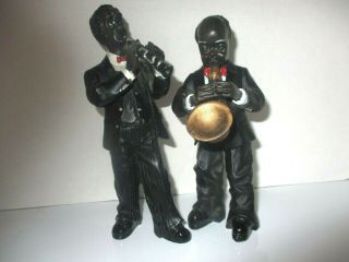 Vintage African American Jazz Musician Figurine