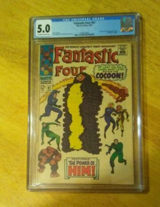 Fantastic Four 67 (1967) Cgc 5.  0 1st Adam Warlock