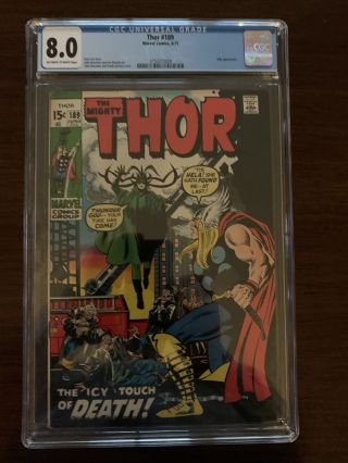 The Mighty Thor 189 Cgc 8.  0 (marvel 1971) Hela Appearance And Cover