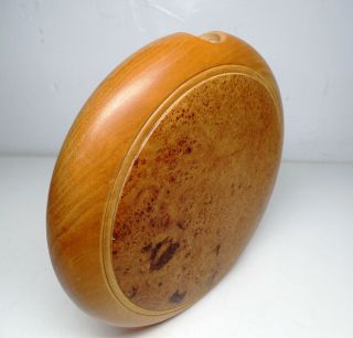 Warren Vienneau,  Maple Burl Wood Hand Turned Vase,  1995 2