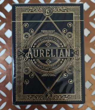 Black Aurelian Limited Edition Playing Cards & Ellusionist Uspcc Deck