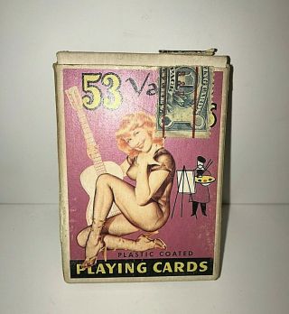Vargas Plastic Coated Playing Cards,  53 Vargas Girls,  Pin Up