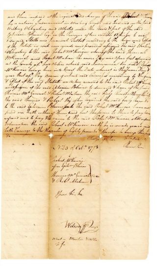 1773 PA doc ' t: Declaration of Independence signer James Wilson represents client 3