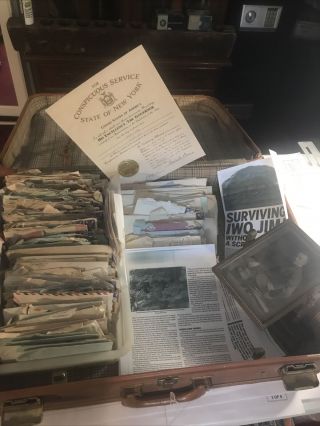 Over 300 Wwii Gi Letters Picture Award From Home Marines Vintage Rare Estate Fin