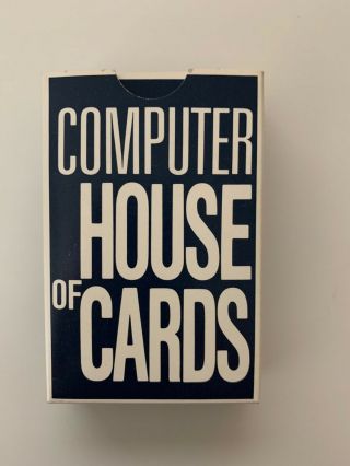 Eames 1970 Computer House Of Cards This Is A Steal