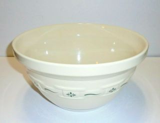 Longaberger Woven Traditions Heritage Green Extra Large Mixing Bowl 12 "