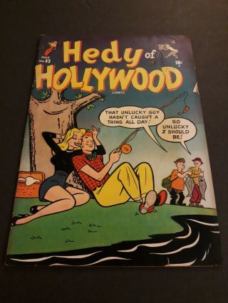 Hedy Of Hollywood Comics 43 Timely Atlas Teen Humor 1951