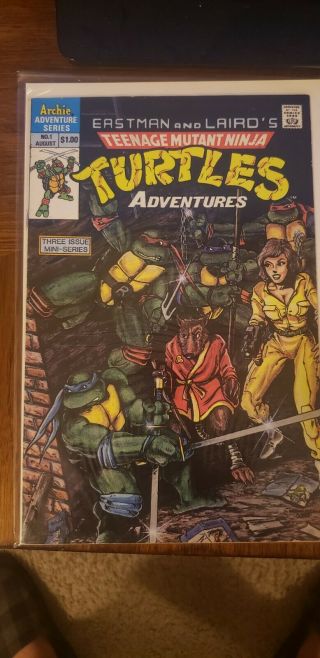 Teenage Mutant Ninja Turtles Adventures 1 2 Archiecomics 1988 1st Krang,  Bebop T