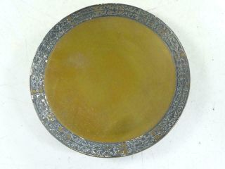 Antique Bronze Sterling Silver Overlay Tray Dish 1912 Heintz Art Metal Shop Vtg