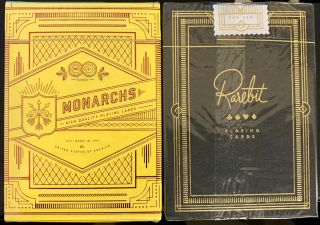 Rare Theory11 Playing Cards - Rarebit Gold & Monarchs Mandarin Edition -