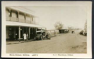 Australia,  Nsw,  Milton,  Main Street,  Un,  Rp,  Pub H.  C.  Blackburn