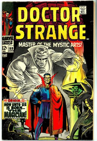 Doctor Strange 169 (june 1968) Origin Issue,  Condition: Very Fine