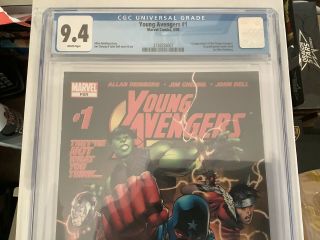 Young Avengers 1 CGC 9.  4 (Marvel 2005) 1st Appearance Kate Bishop Disney, 2