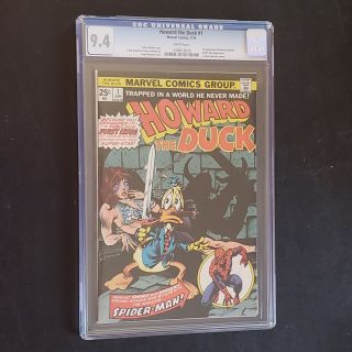 Howard The Duck 1 Cgc.  9.  4 White Pages Marvel Comics Bronze Age Key