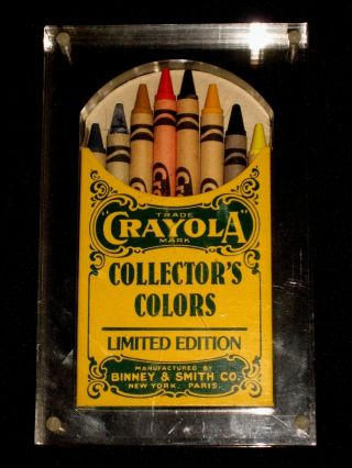 1991 Crayola Employee Collector Set Of Discontinued Colors