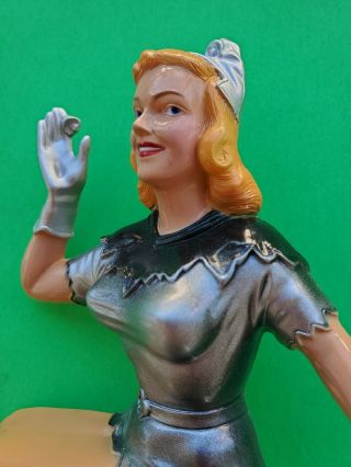 1950 - 1960s Sterling Beer Figural Pin - up Bell Girl Hartland Plastic Advertising 3