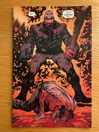 The Walking Dead 100 15th Anniversary Word Bubble Virgin Variant Cover E Nm,