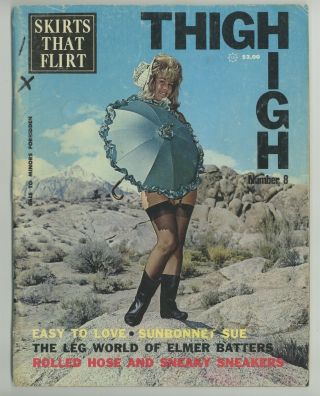 Elmer Batters 1968 Thigh High Parliament 80pg Nylon Stockings High Heels M9771