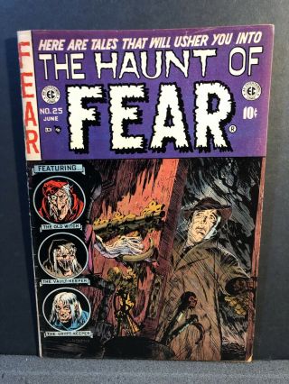 The Haunt Of Fear 25 Fn - 5.  5 Ec Comics Jun 1954 Precode Horror