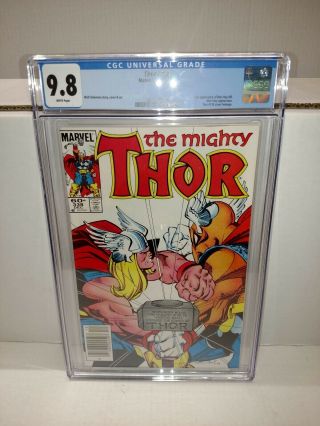 Cgc 9.  8 Marvel Thor 338 12/83 2nd Beta Ray Bill