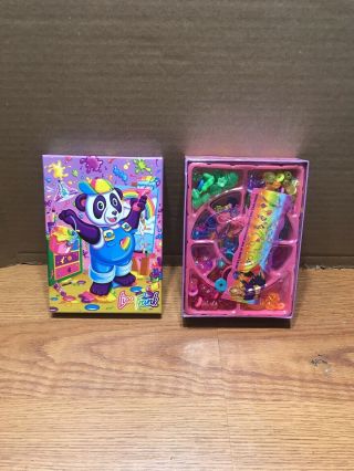 Vtg Lisa Frank Painter Panda Box With Bead Mania See Pictures Rare