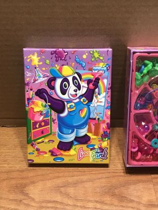 Vtg Lisa Frank Painter Panda Box with Bead Mania SEE PICTURES RARE 3