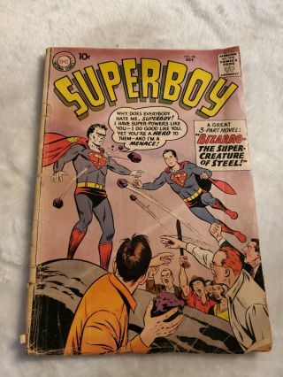 Superboy 68 - Origin & 1st Appearance Of Bizarro - Lower Grade