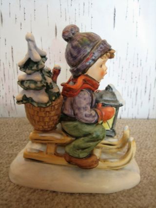 Hummel Goebel Figurine 396/i " Riding Into Christmas " Made In W.  Germany