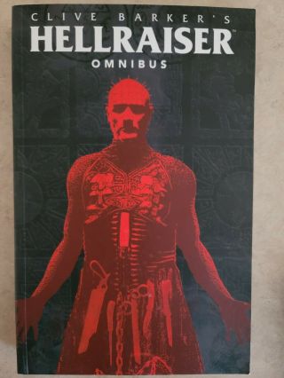 Hellraiser Omnibus Volume 1 Clive Barker Oop Rare