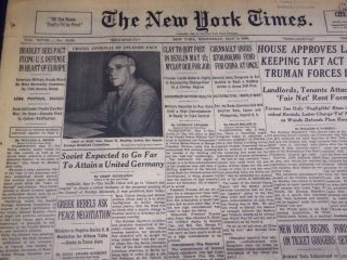 1949 May 4 York Times - Bradley Urges Nato Pact - Nt 3666