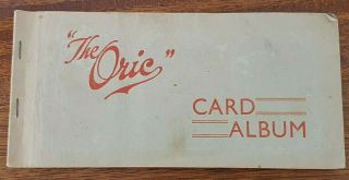 Vintage 1950s The Oric Swap Card Album 59 Coles Olympic Games Cards