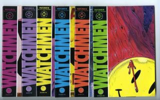 Watchmen 1 - 12 (1986) Complete Set Avg Vf/nm Dc Comics