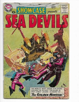 Showcase 27 - G/vg 3.  0 - 1st Appearance Of The Sea Devils (1960)