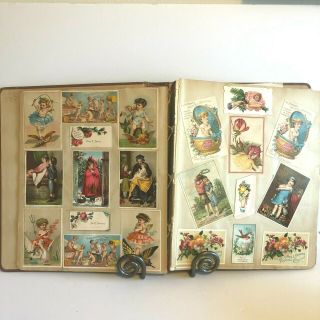 Antique Victorian Scrapbook Trade Cards Calling Cards Advertising Die Cuts 1880s 2