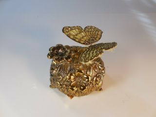 Vintage Westland Co.  music box butterfly. 2