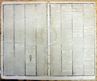 1804 Newspaper W Long Report Of Death Of Alexander Hamilton In Duel W Aaron Burr