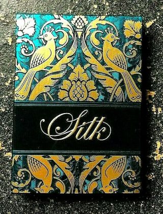 Silk Playing Cards Limited Edition Gold/blue Oath By Lotrek 149/380