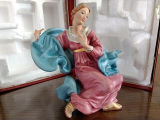Franklin The Vatican Nativity " Mary " Porcelain Figurine