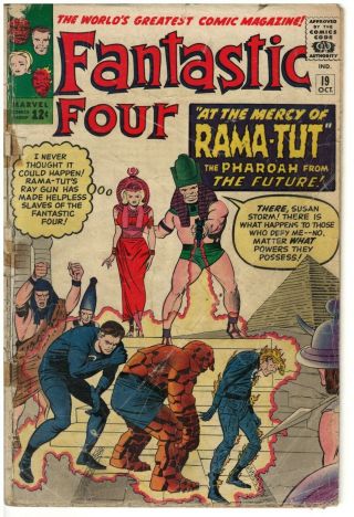Fantastic Four 19 1963 1st Appearance Of Rama - Tut