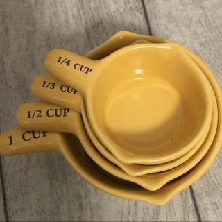 Longaberger Pottery Woven Tradition Measuring Cups